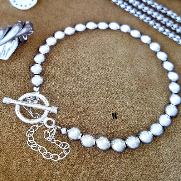 Silpada Sterling Silver Bead Bracelet - Picture 6 of 12